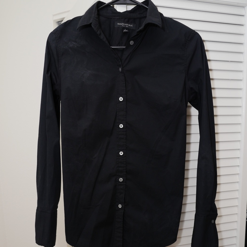 Banana Republic Black women shirt